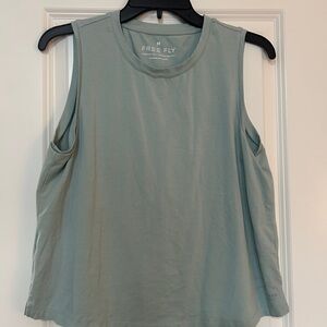 Free Fly Apparel Women's Muscle Tee - Soft Green